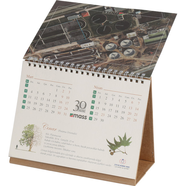 AMT-08 ÖZEL MASA TAKVİMİ